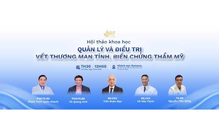 Hội thảo khoa học quản lý và điều trị vết thương mãn tính, biến chứng thẩm mỹ