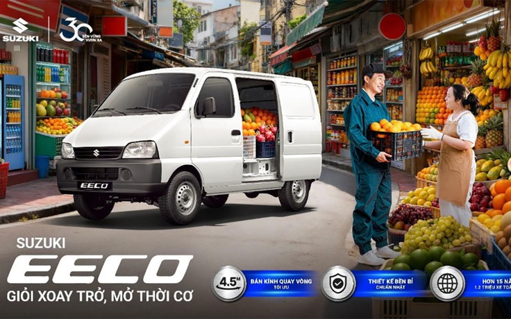 Xe tải van Suzuki EECO trình làng khách Việt, giá 310 triệu đồng