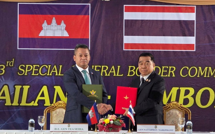 Mỹ viện trợ 45 triệu USD để Campuchia, Thái Lan thực thi thỏa thuận hòa bình