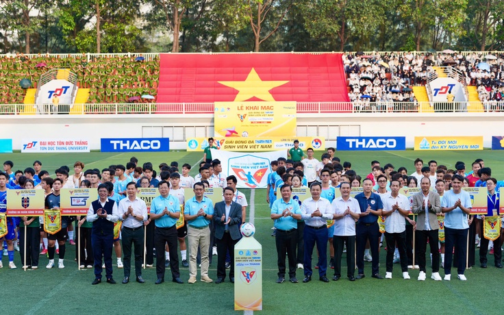 Rực rỡ lễ khai mạc TNSV THACO cup 2026: Ngày hội lớn đậm chất sinh viên, chuyên nghiệp và hấp dẫn