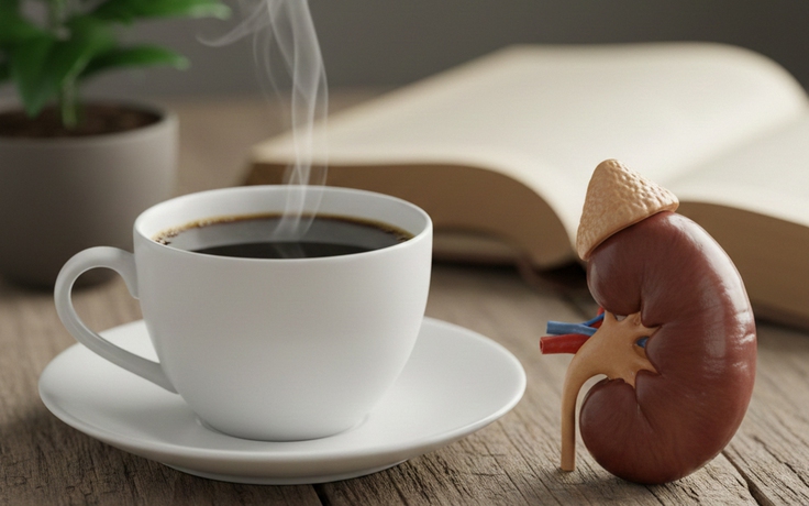 Tách cà phê buổi sáng và bệnh thận: Khoa học phát hiện điều gì?