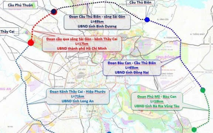 Tây Ninh bàn giao 70% mặt bằng dự án Vành đai 4 trong tháng 6.2026