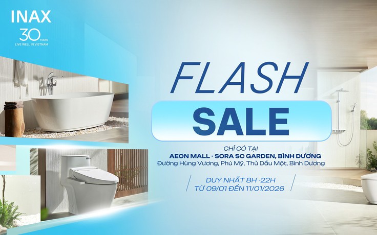 INAX kỷ niệm 30 năm tại Việt Nam với chương trình Flash Sale đặc biệt