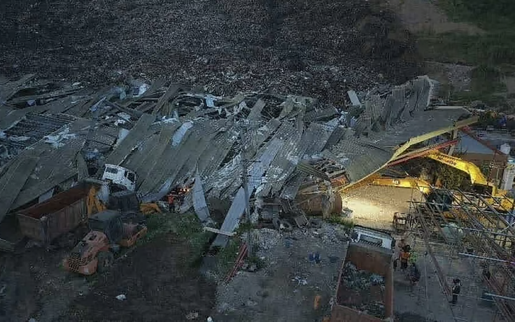 Sạt lở núi rác ở Philippines, 1 người chết, nhiều người mất tích