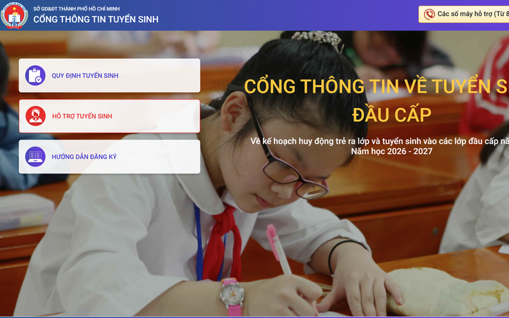 Quy định tuyển sinh đầu cấp năm học mới 2026-2027 của TP.HCM
