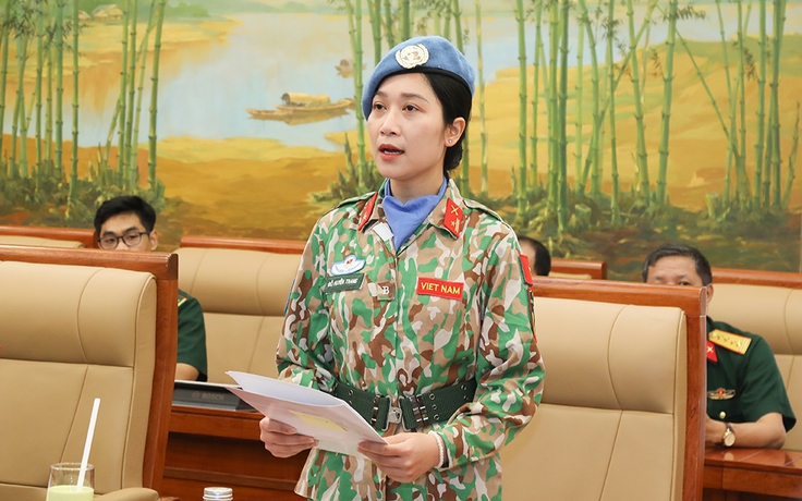 2 nữ quân nhân Việt Nam nhận nhiệm vụ gìn giữ hòa bình Liên Hiệp Quốc
