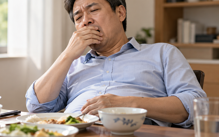 Ăn trưa xong buồn ngủ: Khi nào là dấu hiệu của đường huyết tăng?