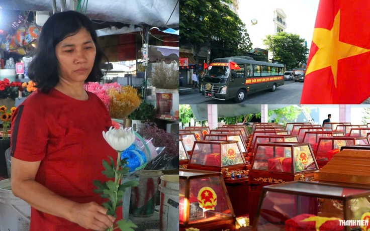 Đưa 731 hài cốt liệt sĩ về Nghĩa trang liệt sĩ TP.HCM: 'Tôi sẽ cầm nhành hoa trắng tiễn các anh'