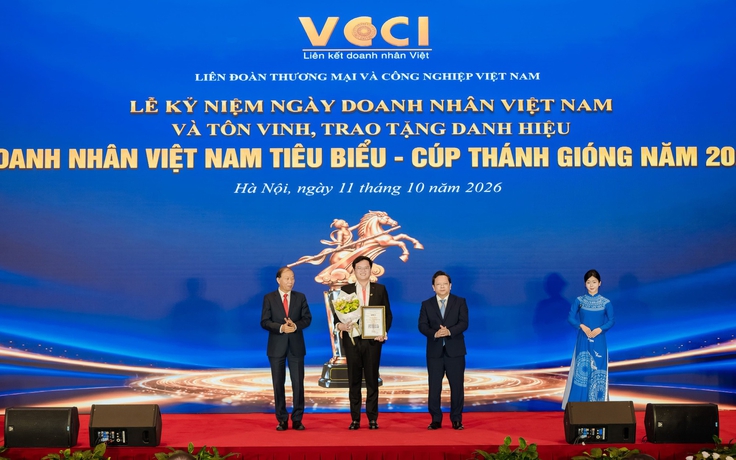 Chủ tịch TTC Energy Đặng Huỳnh Anh Tuấn được vinh danh Cúp Thánh Gióng 2026