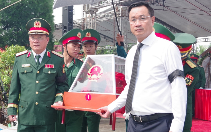 Trang nghiêm lễ truy điệu, an táng 14 hài cốt liệt sĩ tại Đà Nẵng