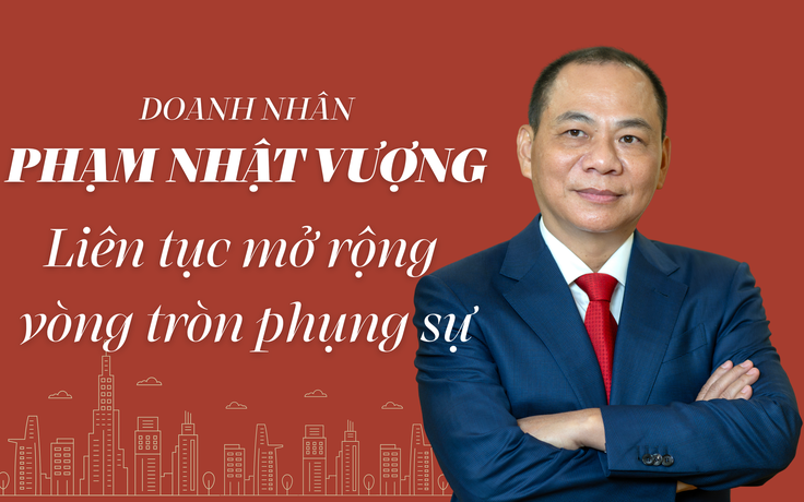 Doanh nhân Phạm Nhật Vượng: Liên tục mở rộng vòng tròn phụng sự