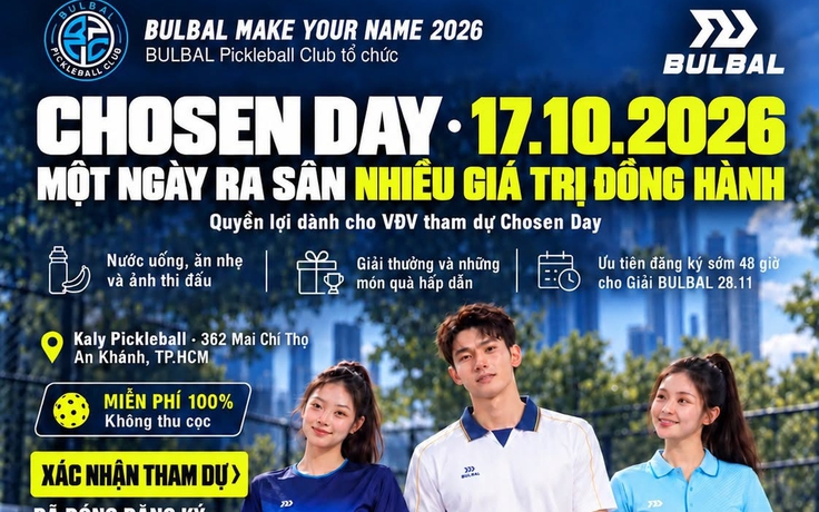 128 VĐV cạnh tranh ở ngày đầu tiên của chuỗi sự kiện BULBAL MAKE YOUR NAME 2026