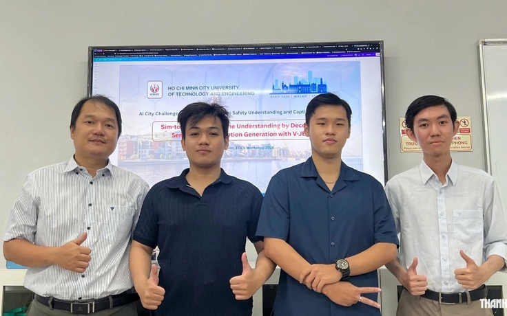 3 sinh viên cơ khí giành cú đúp giải thưởng tại đấu trường AI quốc tế