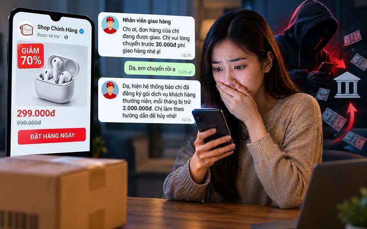 Bẫy lừa đảo từ mua hàng qua mạng