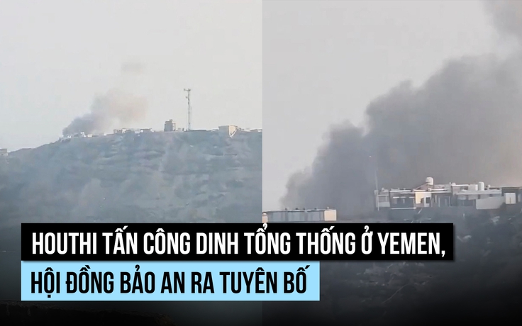 Houthi bắn tên lửa vào dinh tổng thống Yemen, gây nhiều thương vong