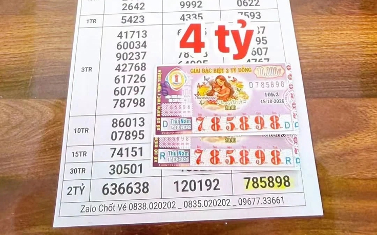 Đi khám bệnh mua 2 vé, người đàn ông trúng độc đắc xổ số miền Nam