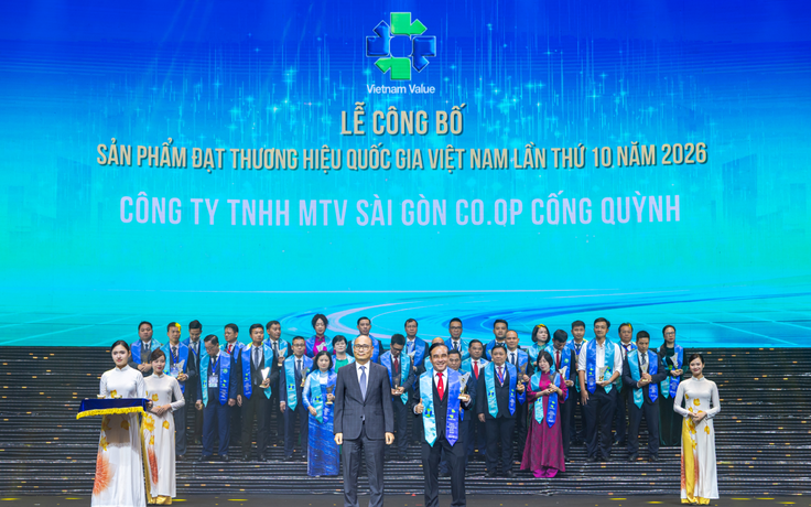 Tự hào Thương hiệu quốc gia 2026, Co.opmart tặng điểm thương tri ân khách hàng