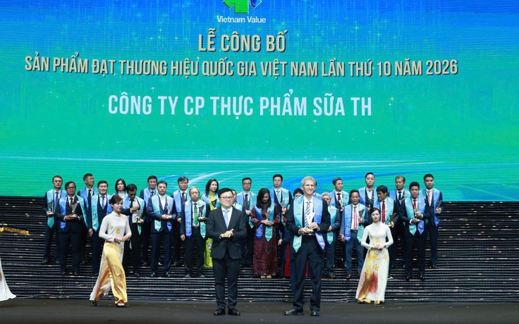 19 sản phẩm của TH true MILK đạt Thương hiệu quốc gia 2026