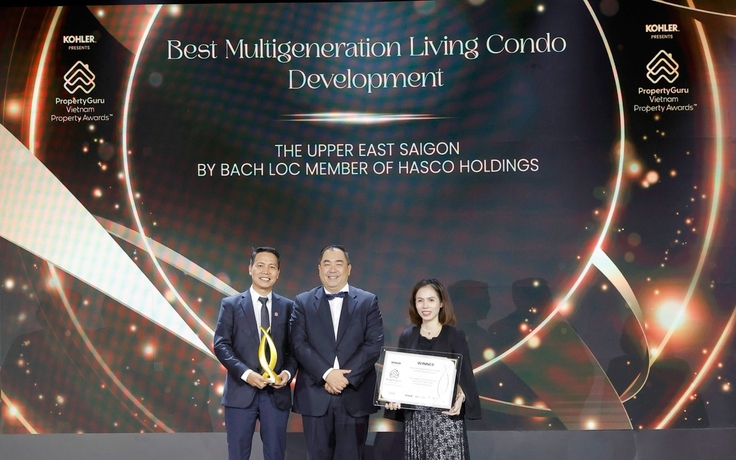 The Upper East Saigon giành chiến thắng ngay lần đầu tham dự Vietnam Property Awards 2026