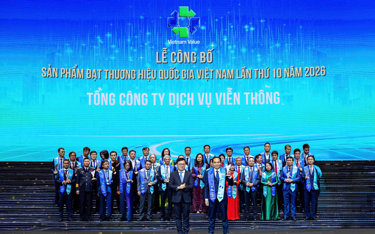 Ba dịch vụ của VNPT đạt Thương hiệu quốc gia Việt Nam năm 2026