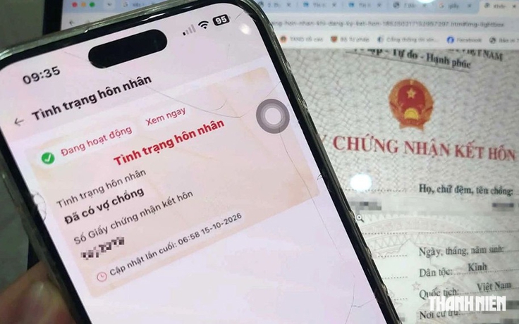 Lăng kính bạn đọc: Ủng hộ thông tin tình trạng hôn nhân trên VNeID thay bản giấy