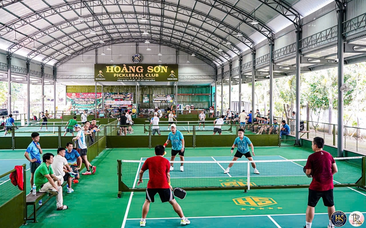 Ấn tượng cụm sân pickleball chất lượng cao tại TP.Đồng Nai 