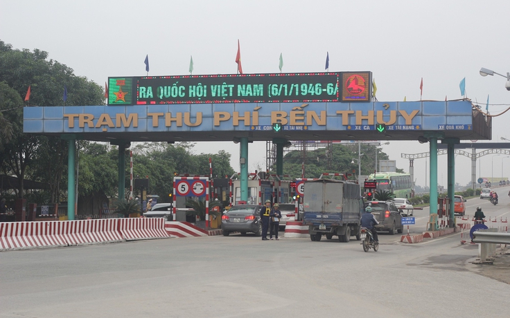 Tạm dừng thu phí cầu Bến Thủy từ ngày 20.10