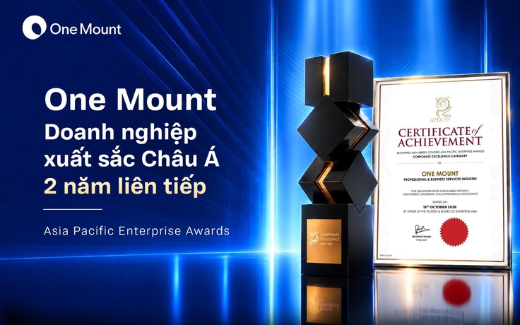 Hai năm liền nhận giải APEA: One Mount khẳng định chiến lược hệ sinh thái số Hai năm liền nhận giải APEA: One Mount khẳng định chiến lược hệ sinh thái số