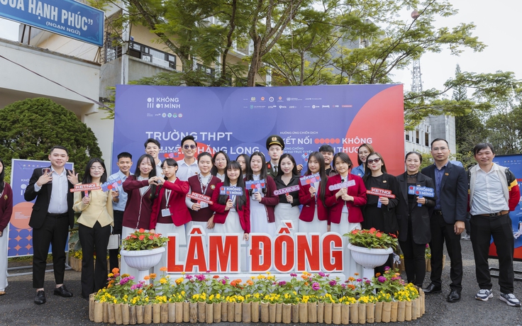 Gần 5.000 học sinh, sinh viên hưởng ứng chiến dịch ‘Không một mình’ trên không gian mạng