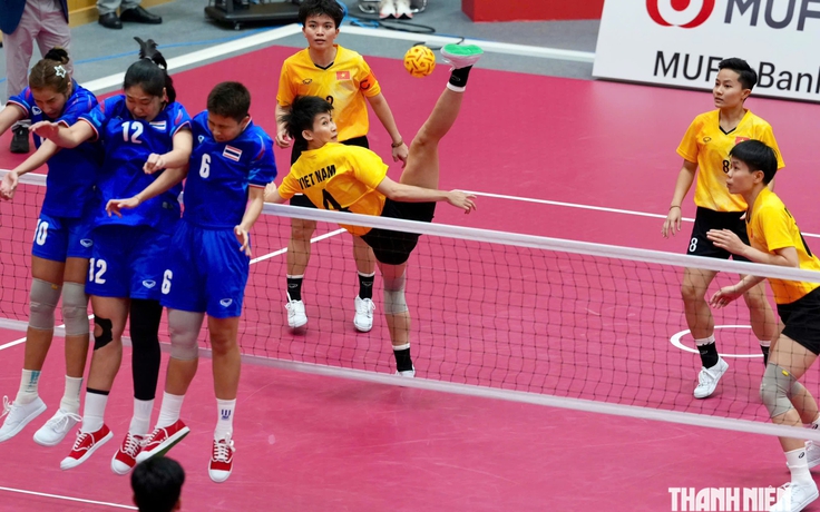 Trực tiếp ASIAD 2026 hôm nay: Đội tuyển cầu mây nữ tái đấu Thái Lan, tranh HCV