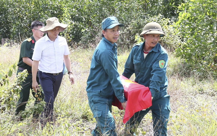 Quy tập hài cốt liệt sĩ hy sinh năm 1964 từ thông tin người dân cung cấp