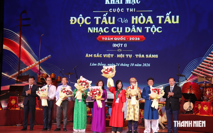 Gần 800 nghệ sĩ hội tụ tại cuộc thi nhạc cụ dân tộc toàn quốc 2026