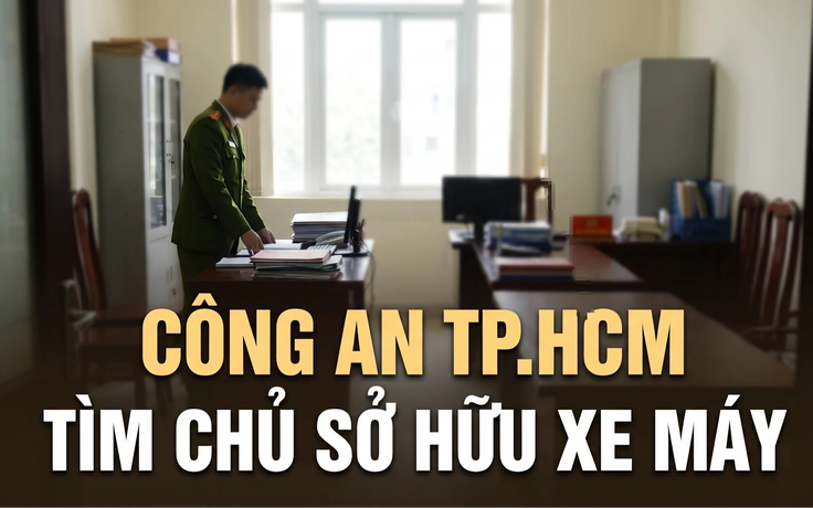 Công an TP.HCM tìm chủ sở hữu xe máy trong vụ án ma túy