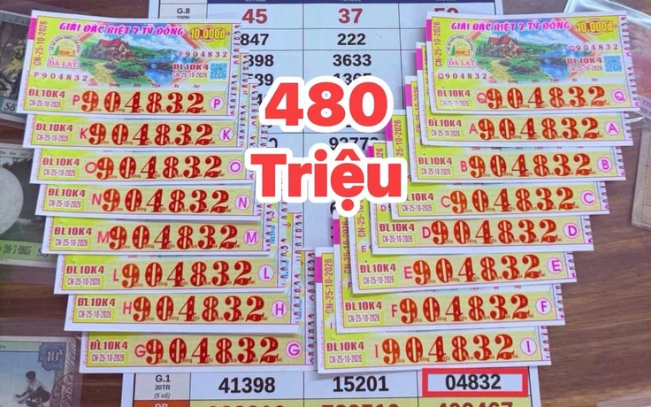 Dãy số giúp thầy giáo ở Vĩnh Long trúng lớn xổ số miền Nam đài Đà Lạt
