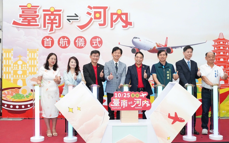 Vietjet khai trương đường bay thẳng Hà Nội – Đài Nam (Đài Loan, Trung Quốc)