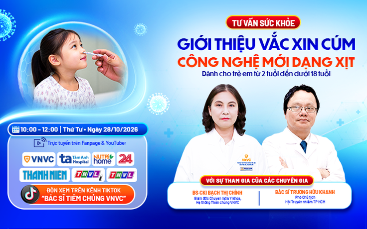 Giới thiệu vắc xin cúm công nghệ mới dạng xịt