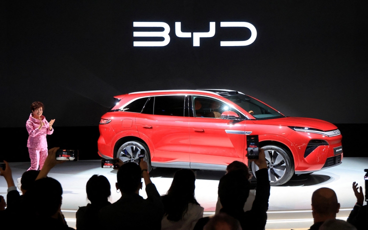 Căn cứ Mỹ ở Nhật cấm xe điện BYD của Trung Quốc
