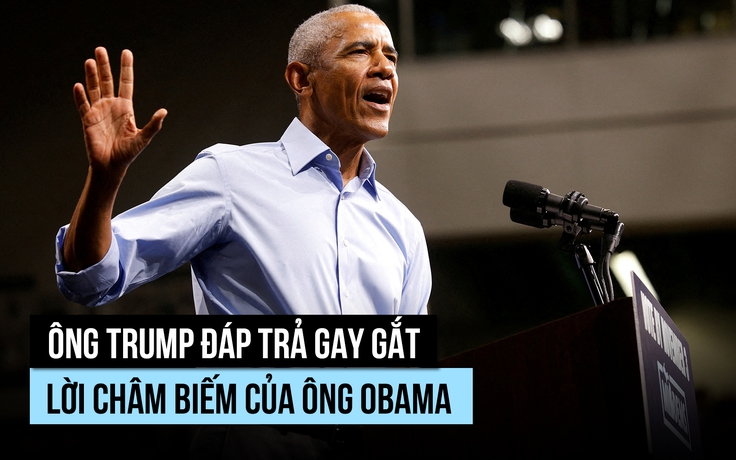 Ông Trump nói gì về lời chỉ trích từ ông Obama?
