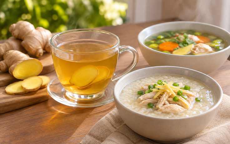 Ăn gừng buổi nào tốt nhất?