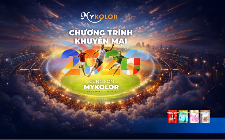 Trao thưởng ‘Chương trình khuyến mại 2026 cùng sơn Mykolor’