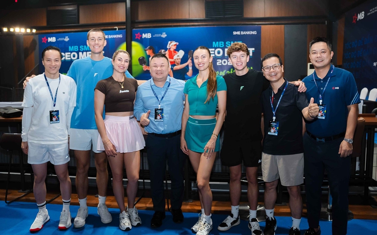 Nhà vô địch pickleball Mỹ gặp gỡ doanh nhân Việt Nam