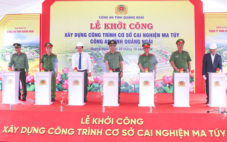 Công an tỉnh Quảng Ngãi xây dựng cơ sở cai nghiện ma túy 201 tỉ đồng