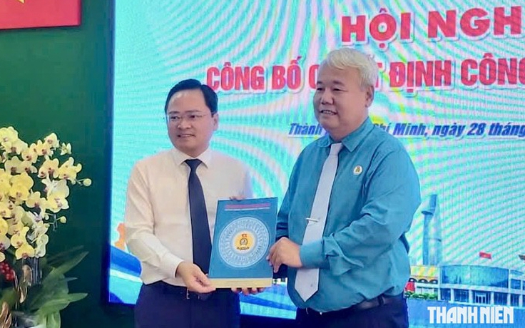 Ông Võ Khắc Thái giữ chức Chủ tịch LĐLĐ TP.HCM