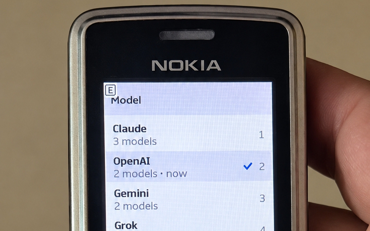Nokia 6300 đời cũ bất ngờ chạy được ChatGPT