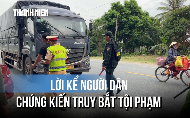 Hoảng hồn khi thấy phạm nhân trốn trại A2 ngã phía sau nhà trước khi bị bắt