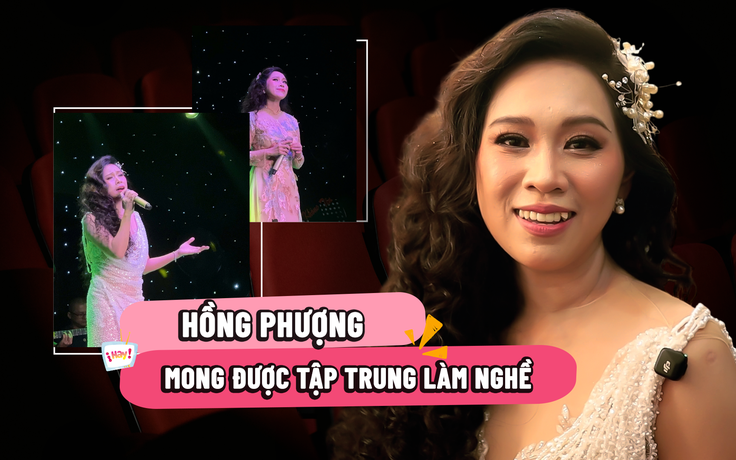 Hồng Phượng trở lại sân khấu, mong được tập trung làm nghề