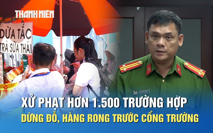 Công an TP.HCM: Hơn 1.500 trường hợp bị xử phạt vì dừng, đỗ trước cổng trường 