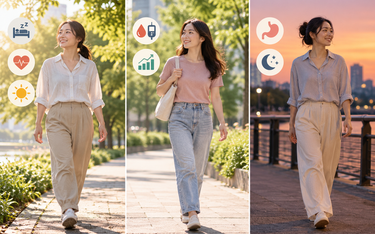 Đi bộ sáng, chiều hay tối: Thời điểm nào mang lại nhiều lợi ích sức khỏe nhất?