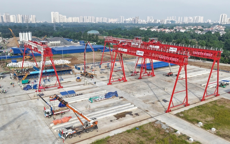 Đường sắt tỉ USD Bến Thành - Cần Giờ bứt tốc