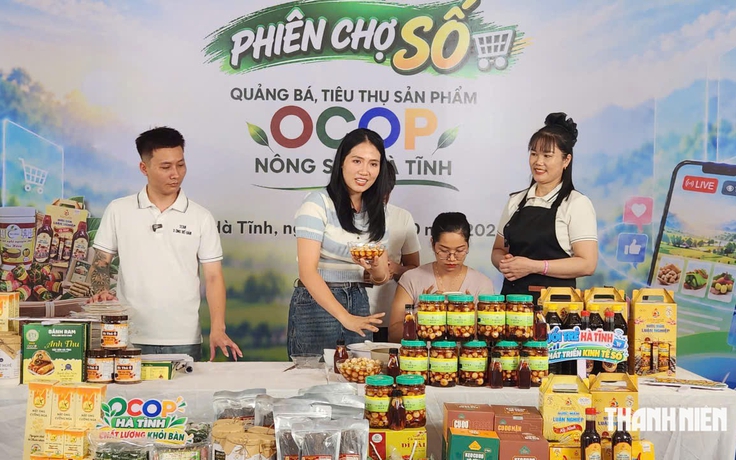 Tuổi trẻ Hà Tĩnh mở 'phiên chợ số' quảng bá, tiêu thụ sản phẩm OCOP Tuổi trẻ Hà Tĩnh mở 'phiên chợ số' quảng bá, tiêu thụ sản phẩm OCOP